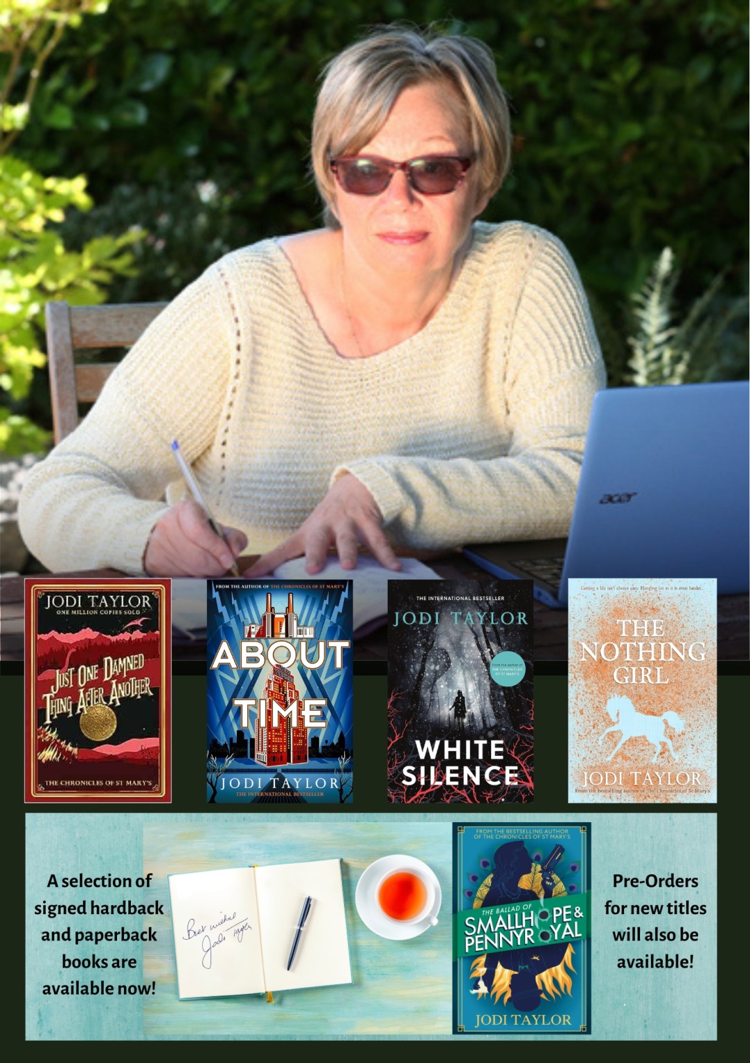 Jodi Taylor Shop - Buy Official Jodi Taylor Merchandise | Signed Books