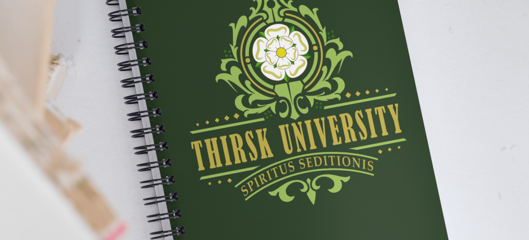 Thirsk University Spiral notebook