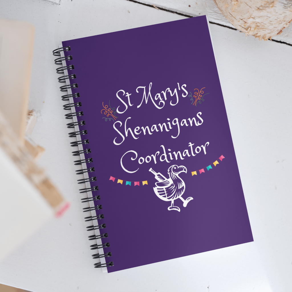 Shenanigans Coordinator Spiral notebook