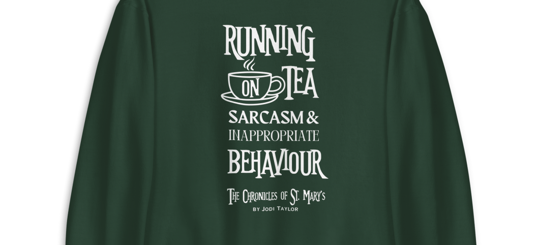Running on Tea & Sarcasm Unisex Sweatshirt (up to 5XL)