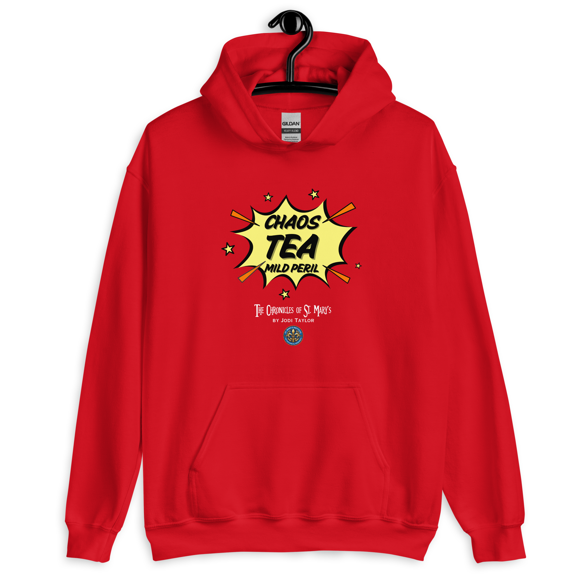 Chaos, Tea, Mild Peril - Unisex Hoodie (up to 5XL) - Image 4