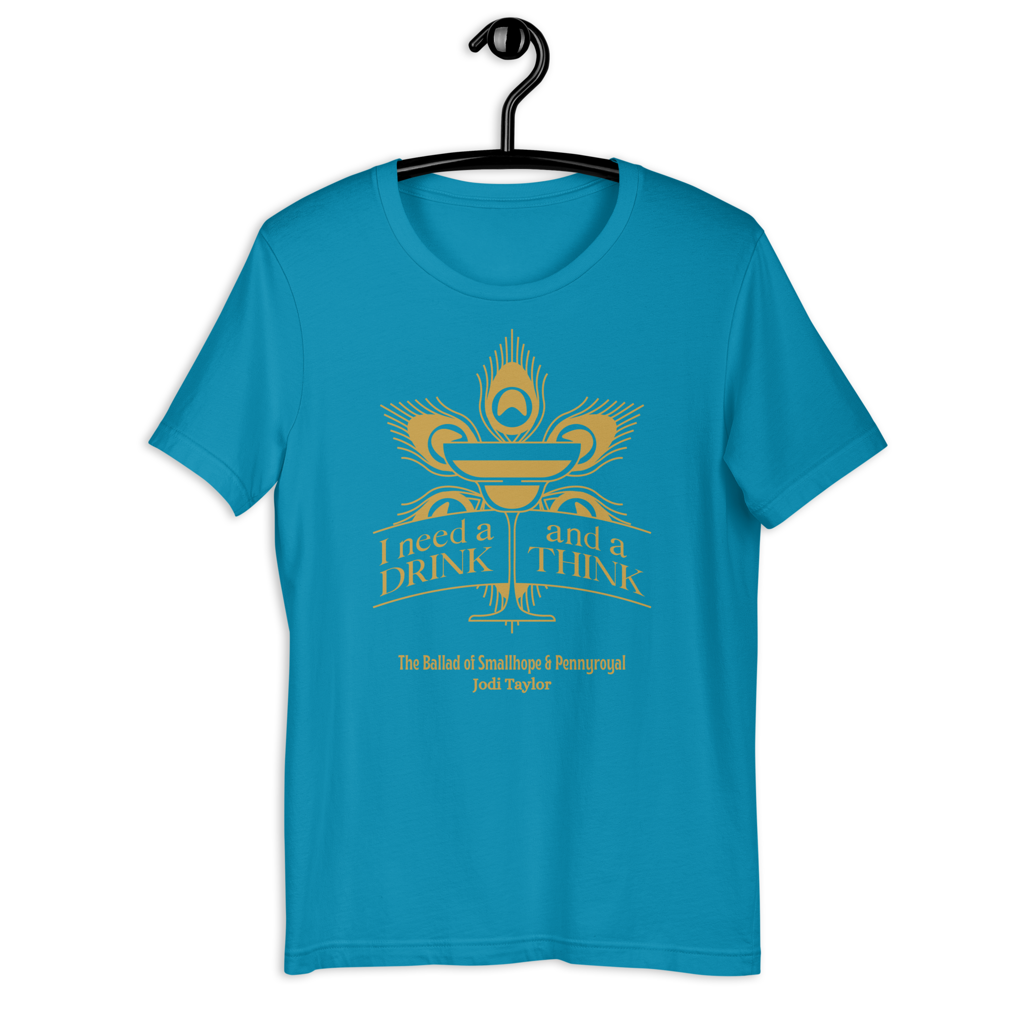 Having a Drink and a Think Unisex t-shirt in light colours (Up to 5XL) - Image 2