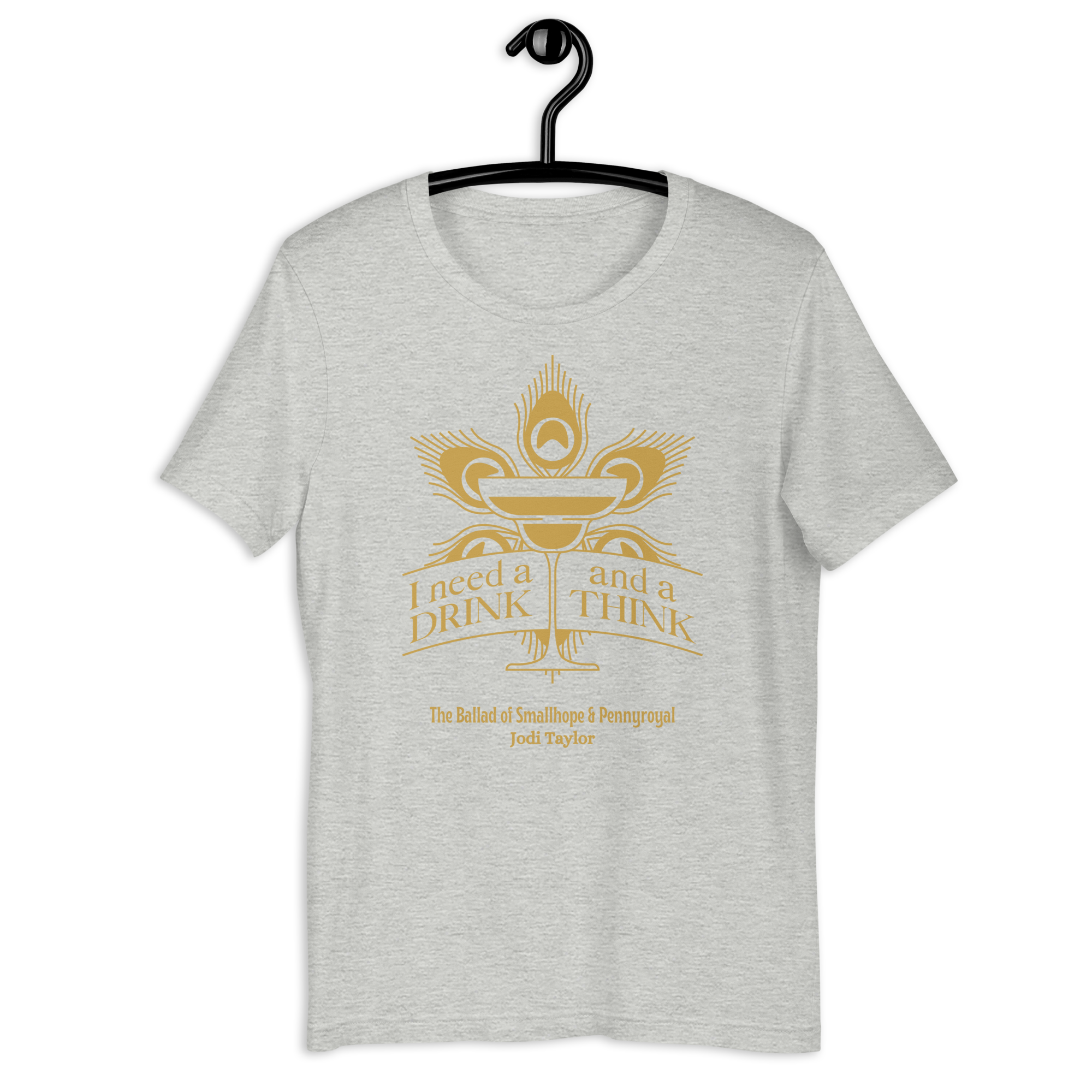 Having a Drink and a Think Unisex t-shirt in light colours (Up to 5XL) - Image 3