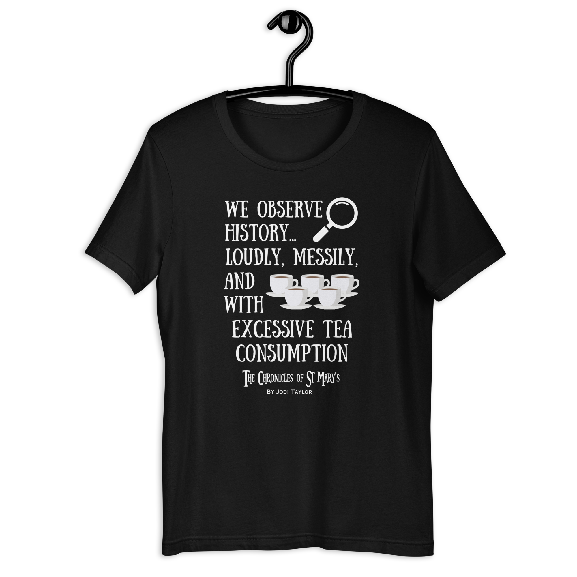 Loudly and Messily - Unisex t-shirt in dark colours (up to 5XL) - Image 2