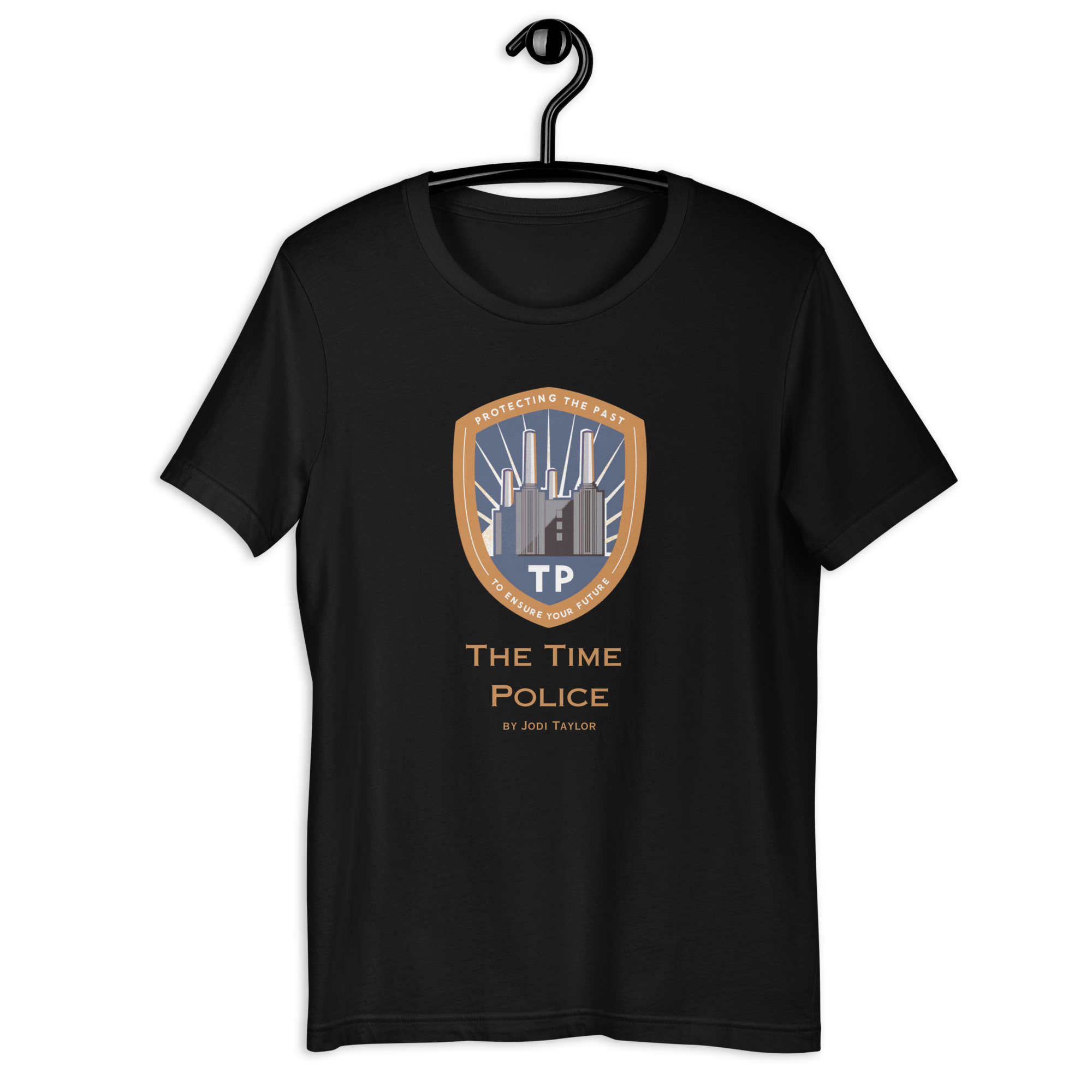 The Time Police Unisex t-shirt in dark colours (up to 5XL)