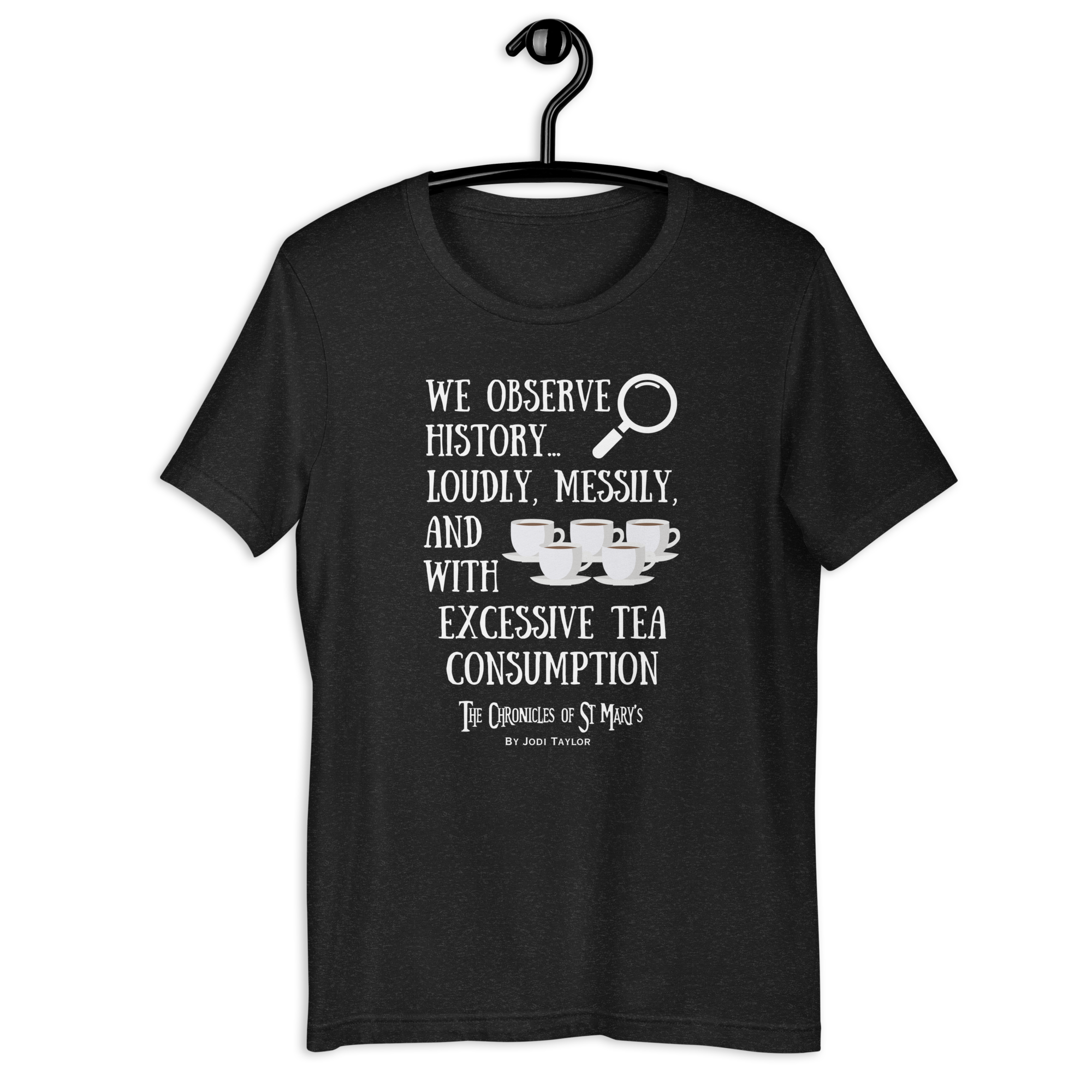 Loudly and Messily - Unisex t-shirt in dark colours (up to 5XL)