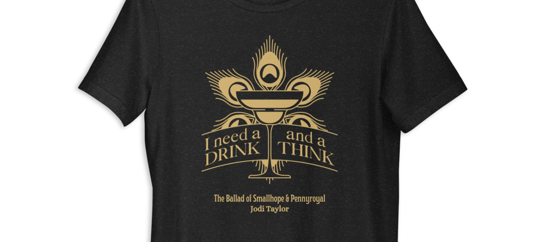 Having a Drink and a Think Unisex t-shirt in dark colours (Up to 5XL)