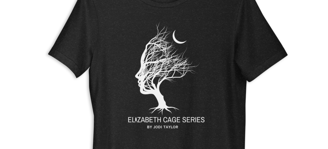 Elizabeth Cage Series Unisex t-shirt in dark colours (up to 5XL)