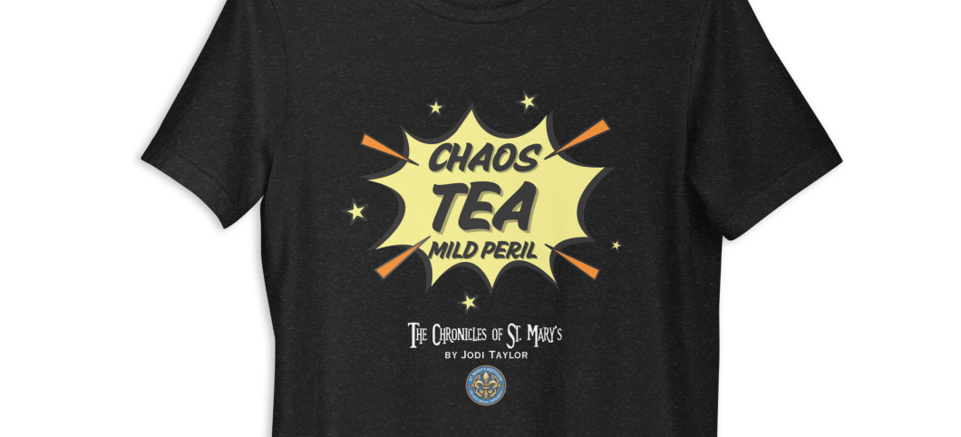 Chaos, Tea, Mild Peril -  Unisex t-shirt in dark colours (up to 5XL)