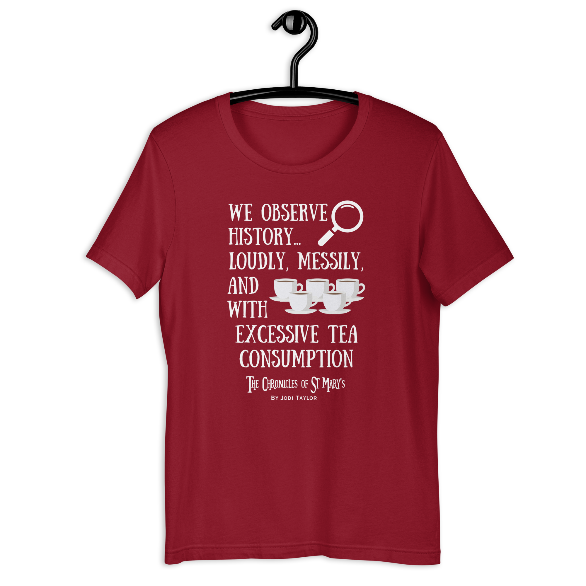 Loudly and Messily - Unisex t-shirt in dark colours (up to 5XL) - Image 5