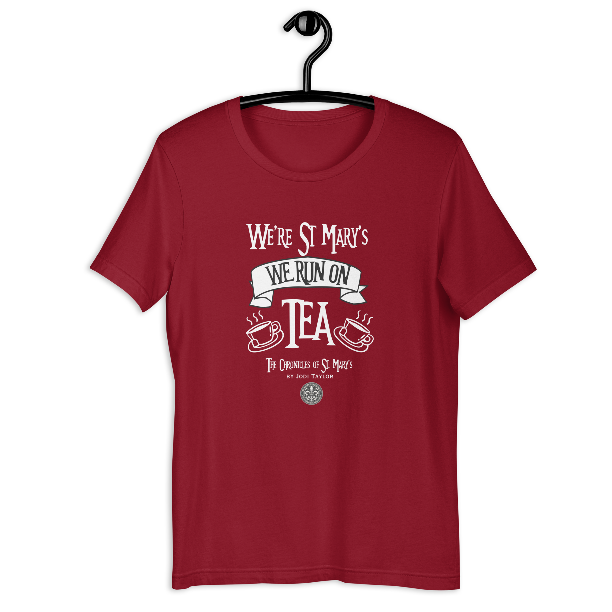 We're St. Mary's We Run on Tea - Unisex t-shirt in dark colours (up to 5XL) - Image 5