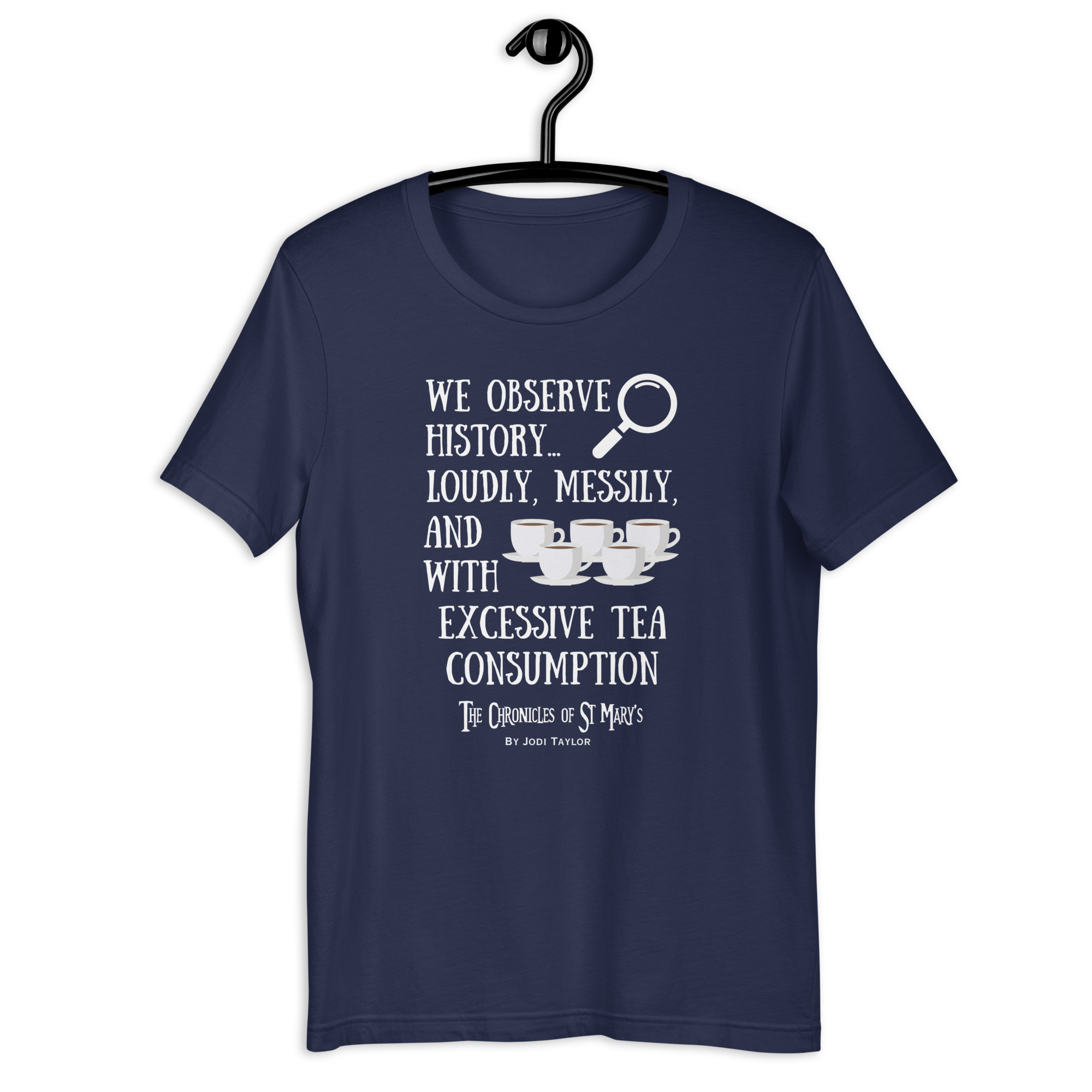 Loudly and Messily - Unisex t-shirt in dark colours (up to 5XL) - Image 4