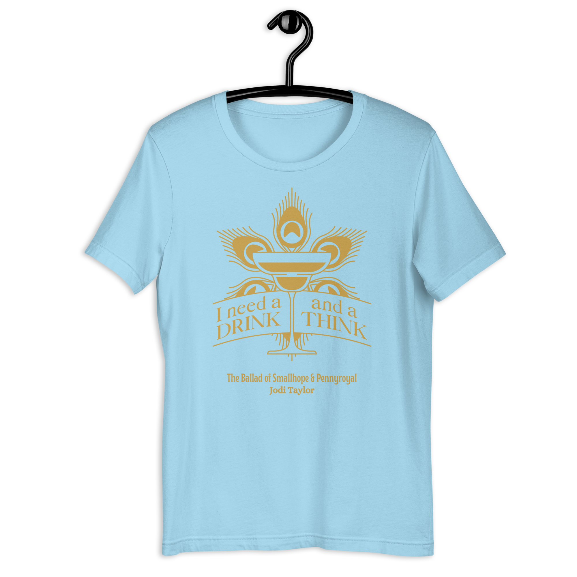 Having a Drink and a Think Unisex t-shirt in light colours (Up to 5XL) - Image 4