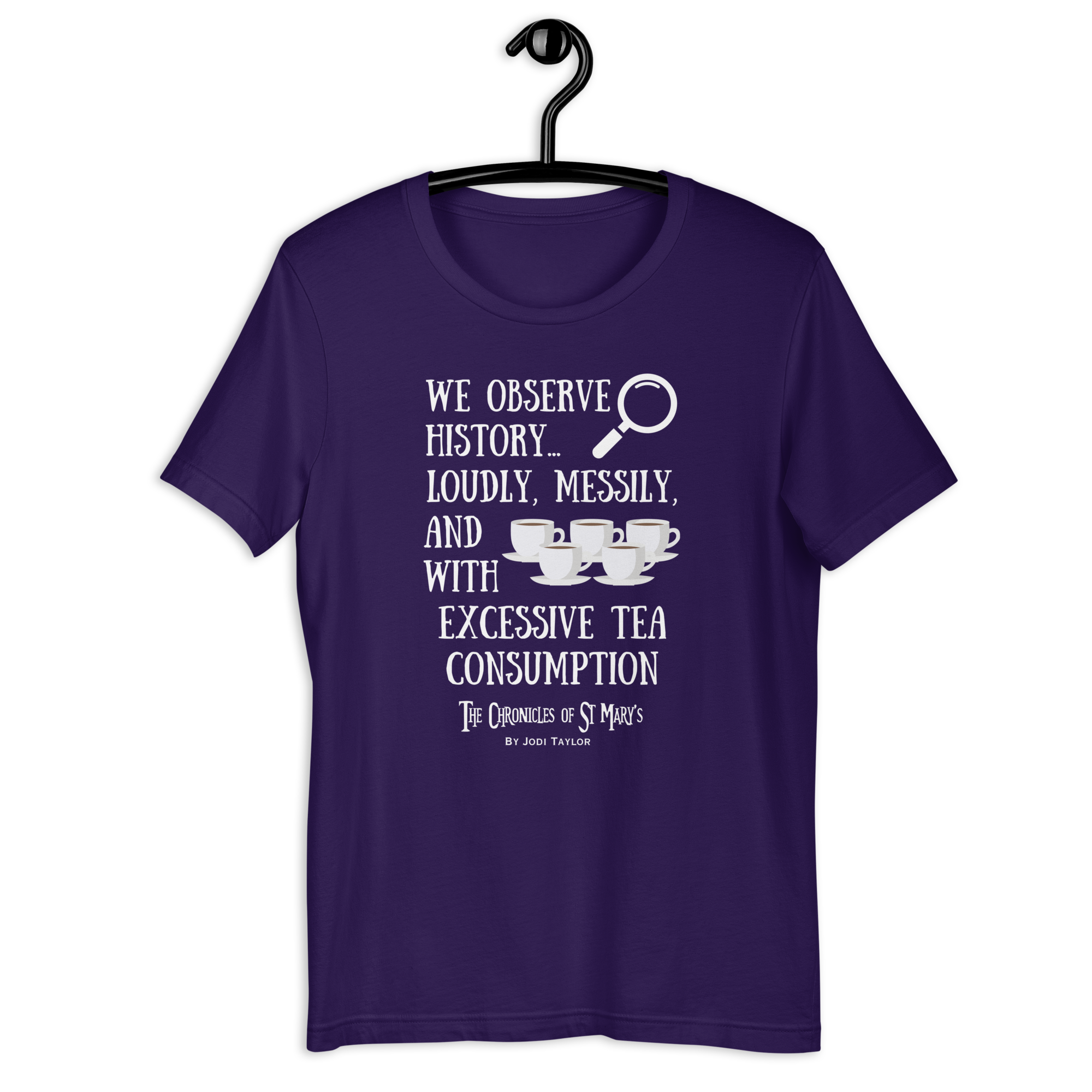 Loudly and Messily - Unisex t-shirt in dark colours (up to 5XL) - Image 3