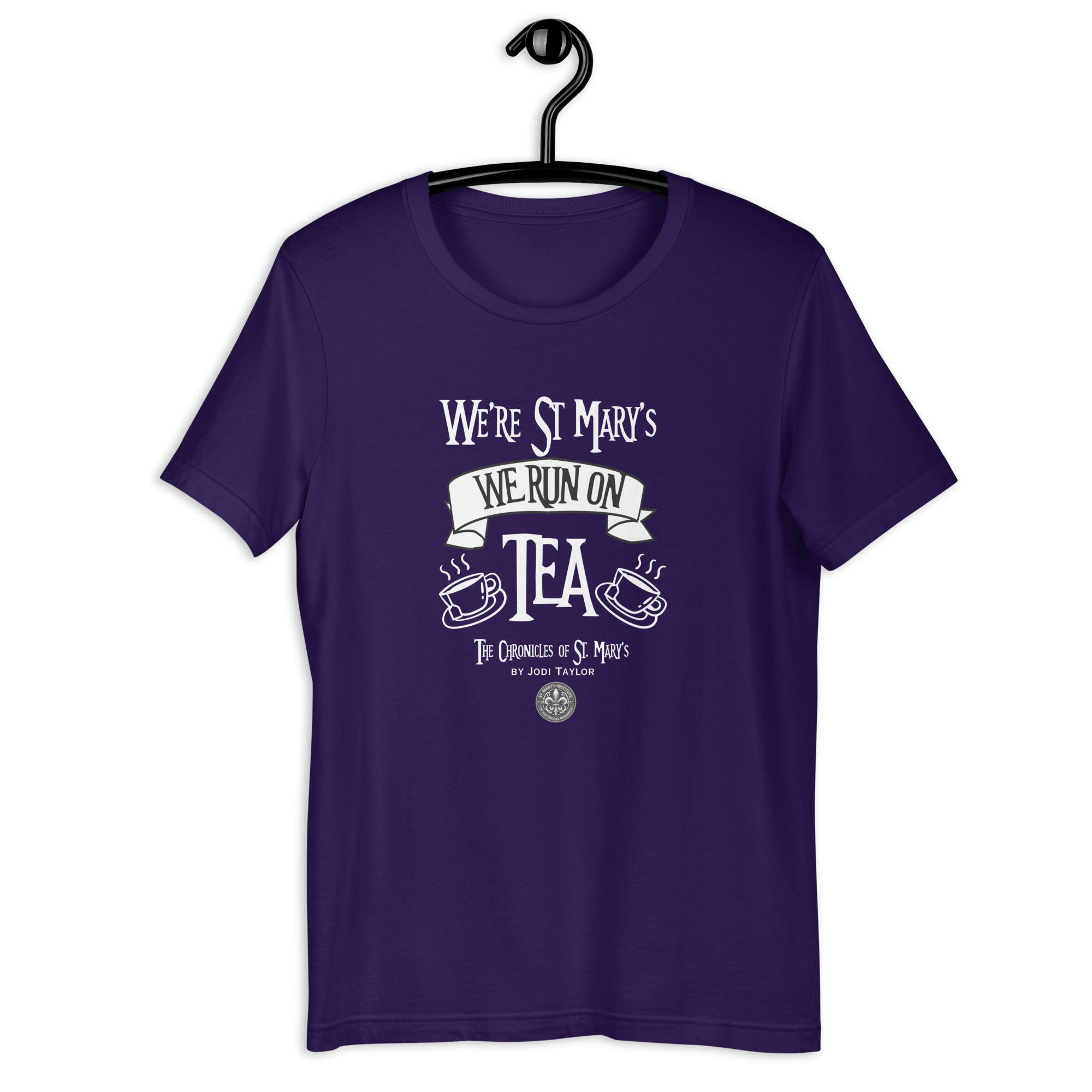 We're St. Mary's We Run on Tea - Unisex t-shirt in dark colours (up to 5XL) - Image 3