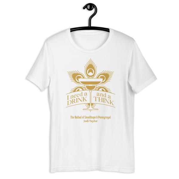 Having a Drink and a Think Unisex t-shirt in light colours (Up to 5XL)