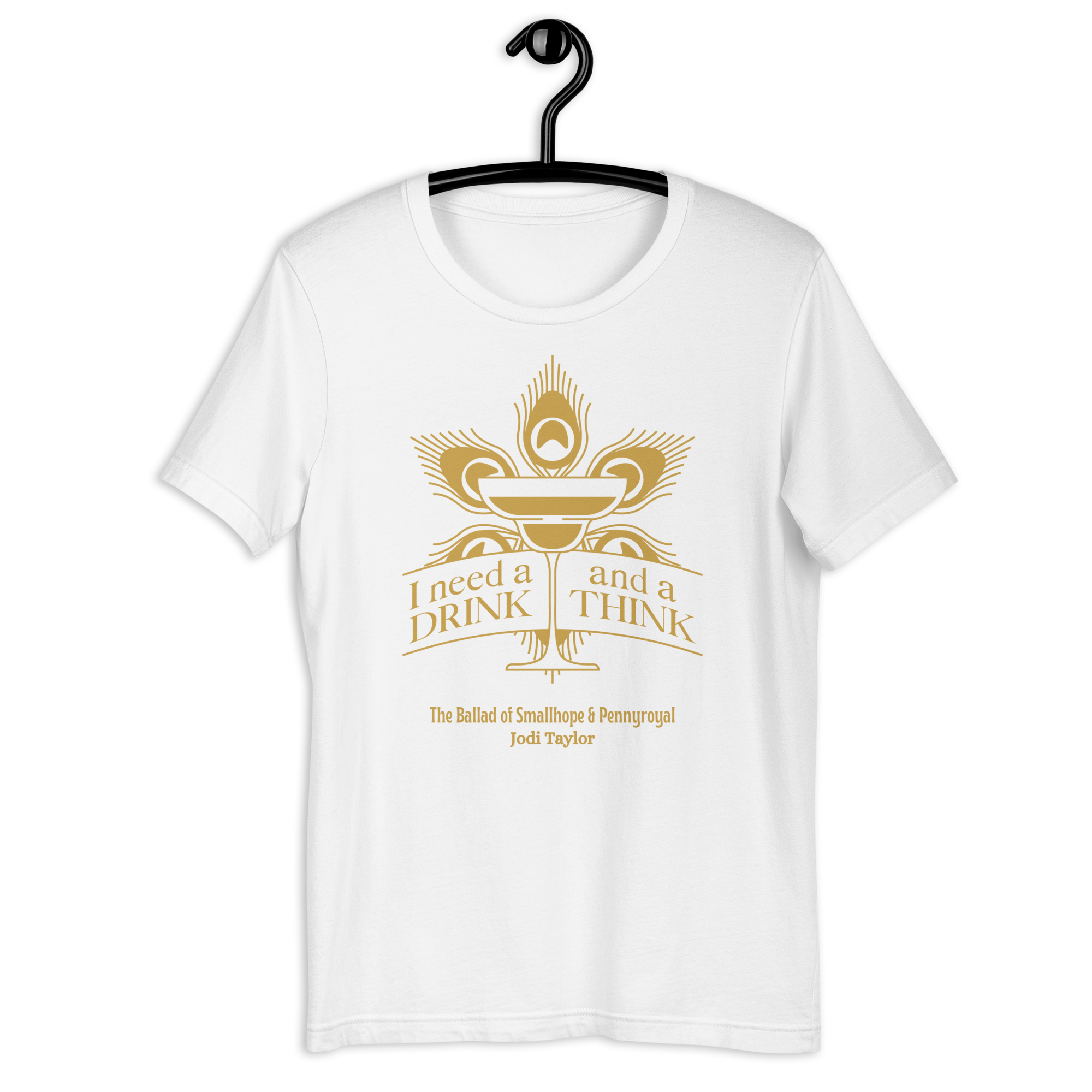 Having a Drink and a Think Unisex t-shirt in light colours (Up to 5XL)