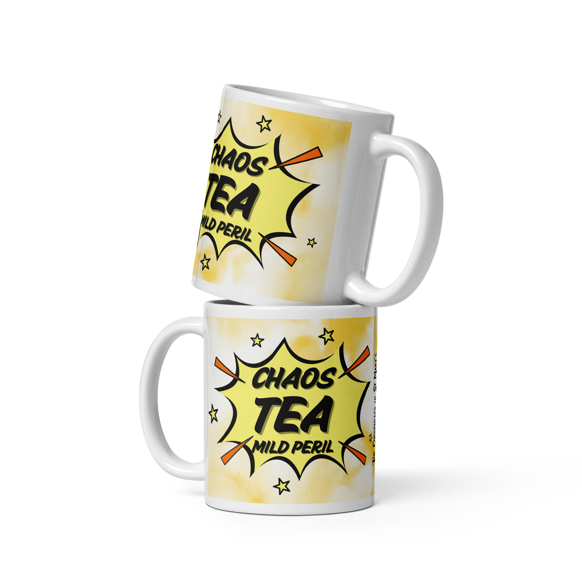 Chaos, Tea, Mild Peril! Glossy mug in 3 sizes - Image 2