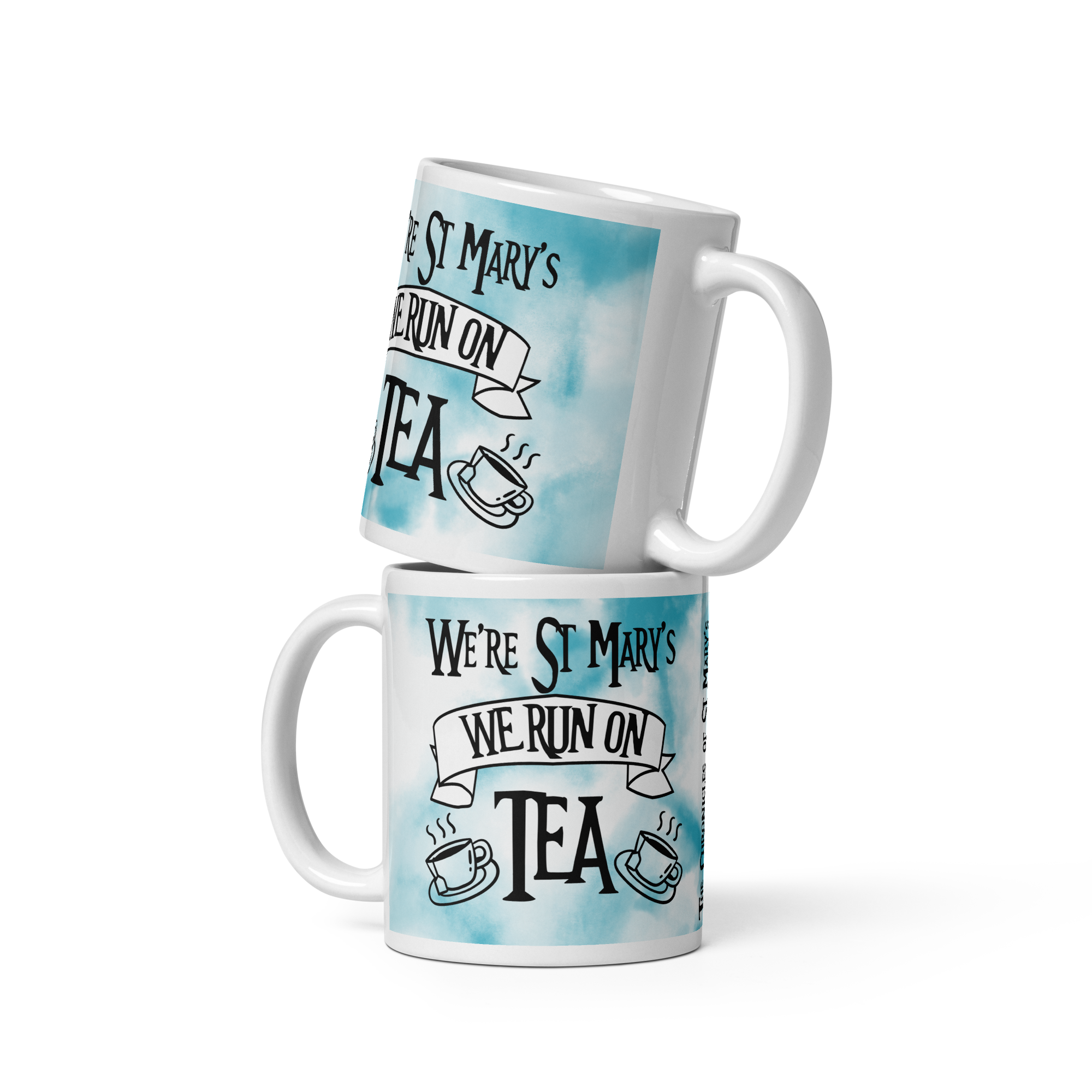 We Run on Tea! Glossy mug - Image 2