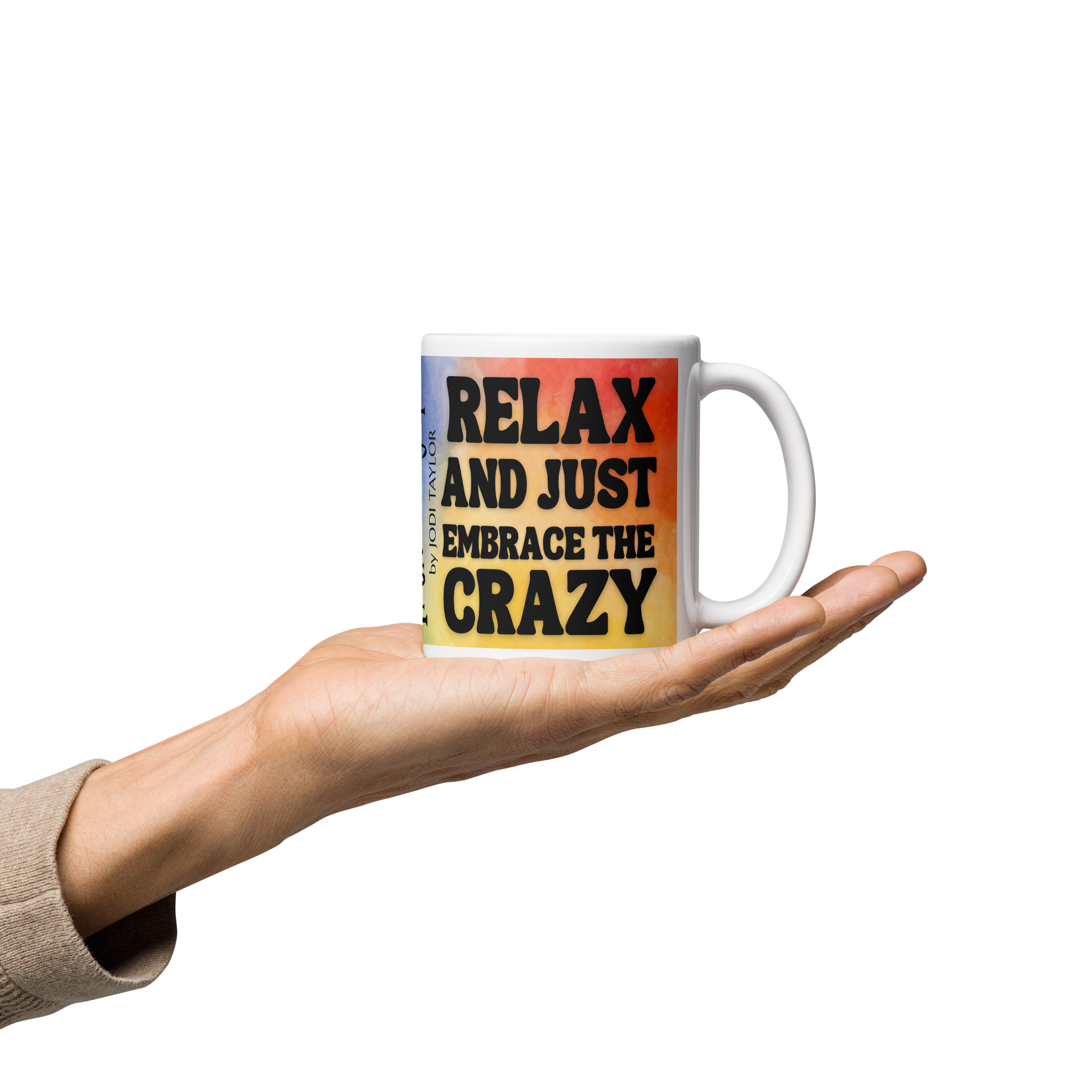 Relax! Glossy mug in 3 sizes - Image 3