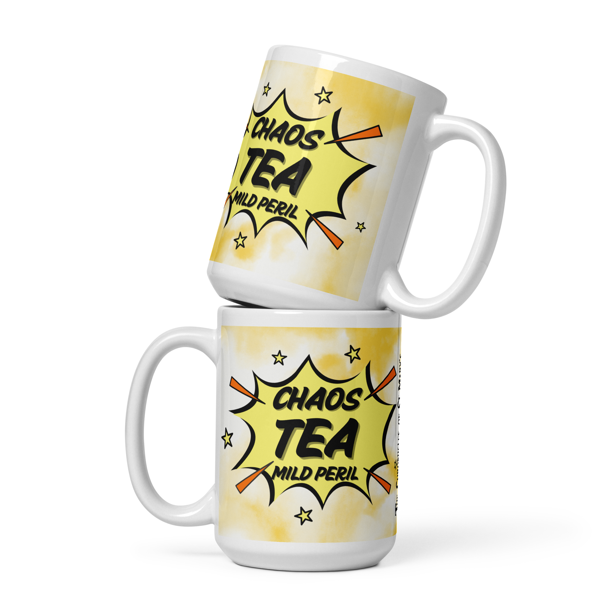 Chaos, Tea, Mild Peril! Glossy mug in 3 sizes - Image 3