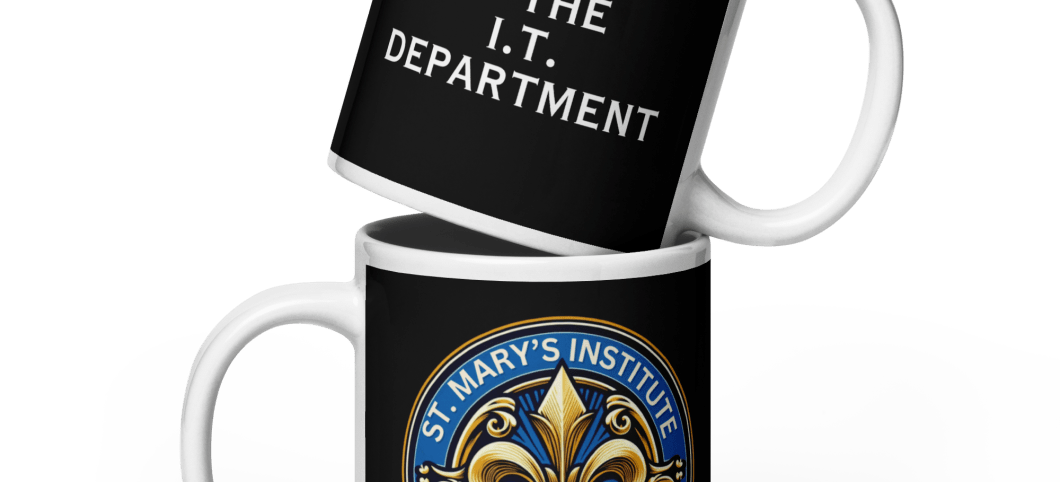 St. Mary's I.T. Department glossy mug in 3 sizes