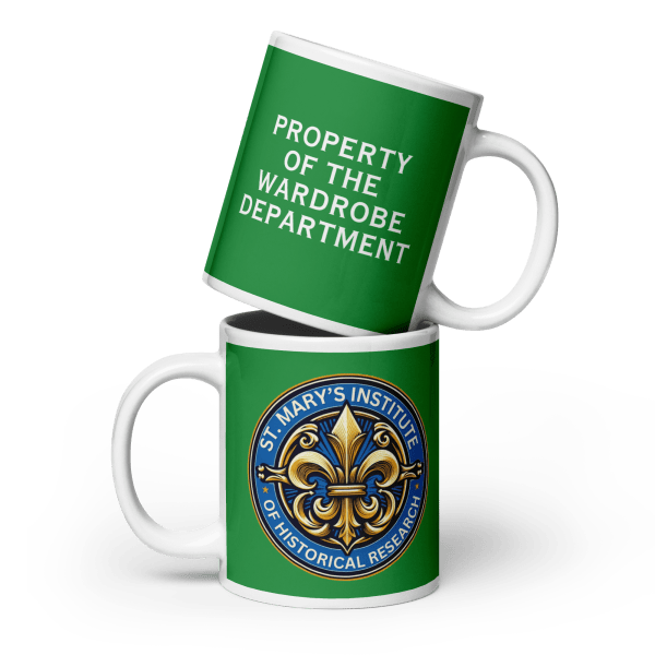 St. Mary's Wardrobe Department glossy mug in 3 sizes