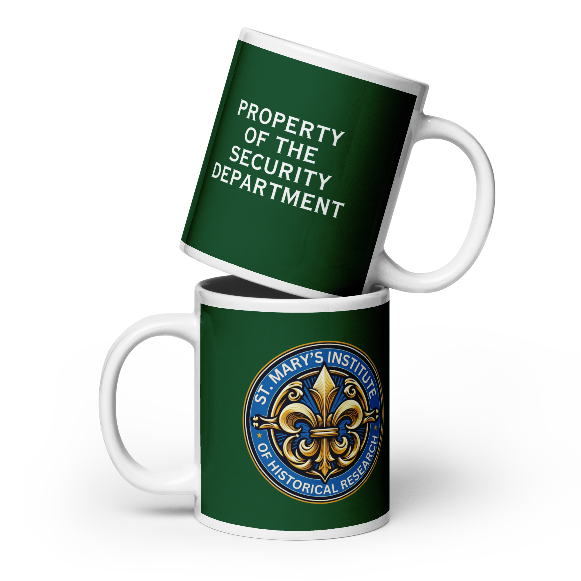 St. Mary's Security Department glossy mug in 3 sizes
