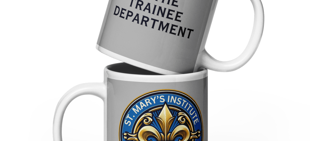 St. Mary's Trainee Department glossy mug in 3 sizes