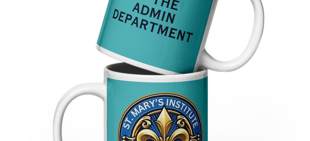 St. Mary's Admin Department glossy mug in 3 sizes