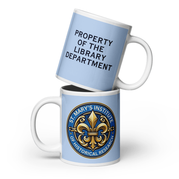 St. Mary's Library Department glossy mug in 3 sizes