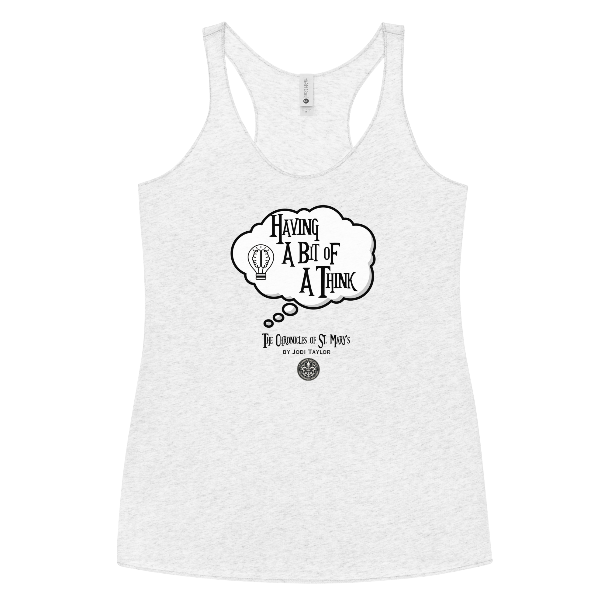 Having A Bit of a Think Women's Racerback Tank (up to XL) - Image 6