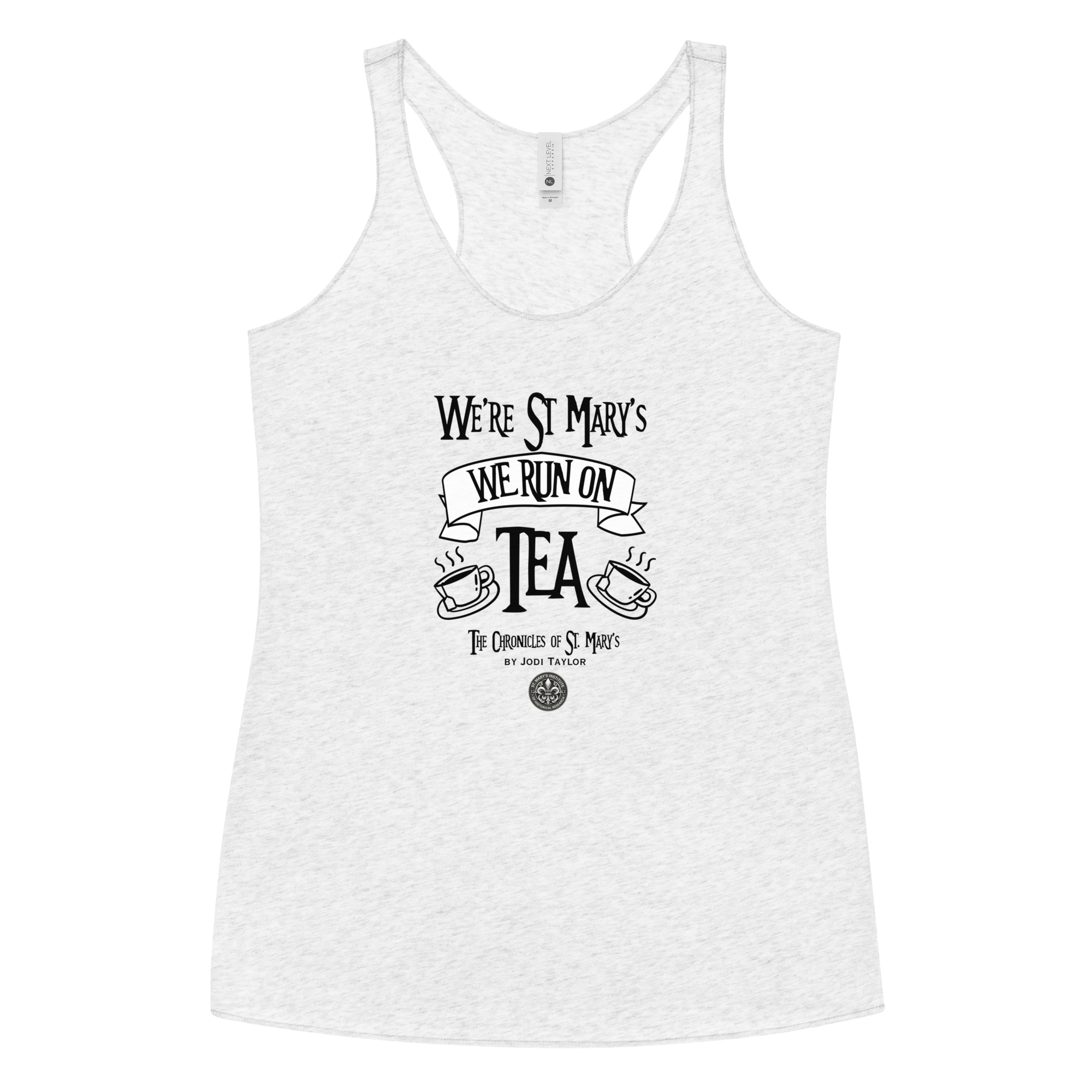 We're St Mary's We Run on Tea Women's Racerback Tank (up to XL) - Image 6
