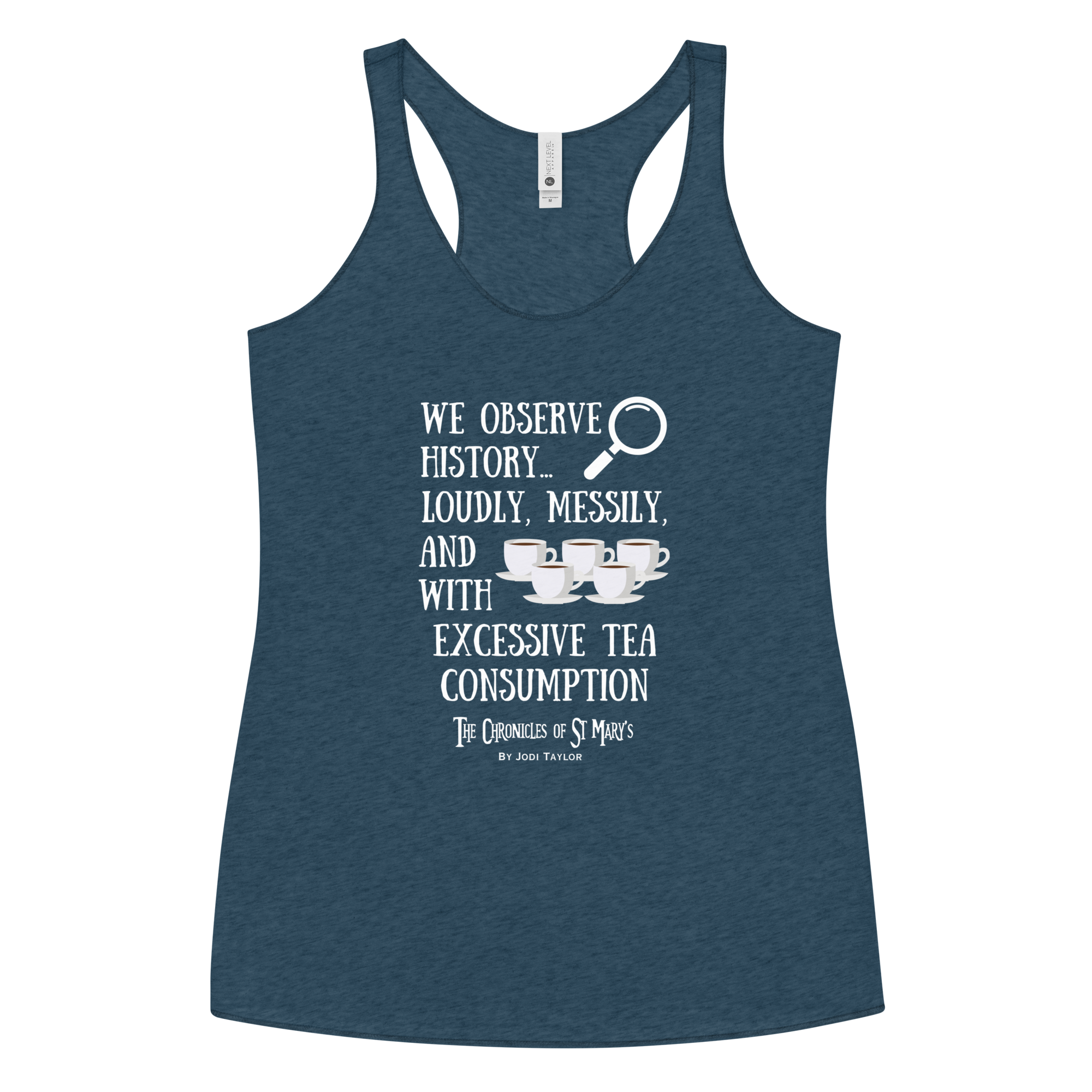 Loudly and Messily Women's Racerback Tank (up to XL) - Image 4