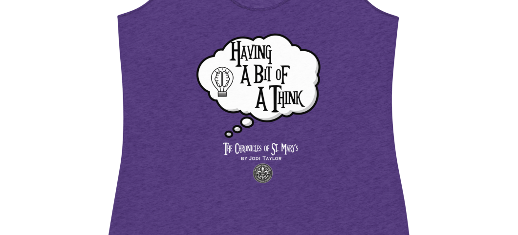 Having A Bit of a Think Women's Racerback Tank (up to XL)