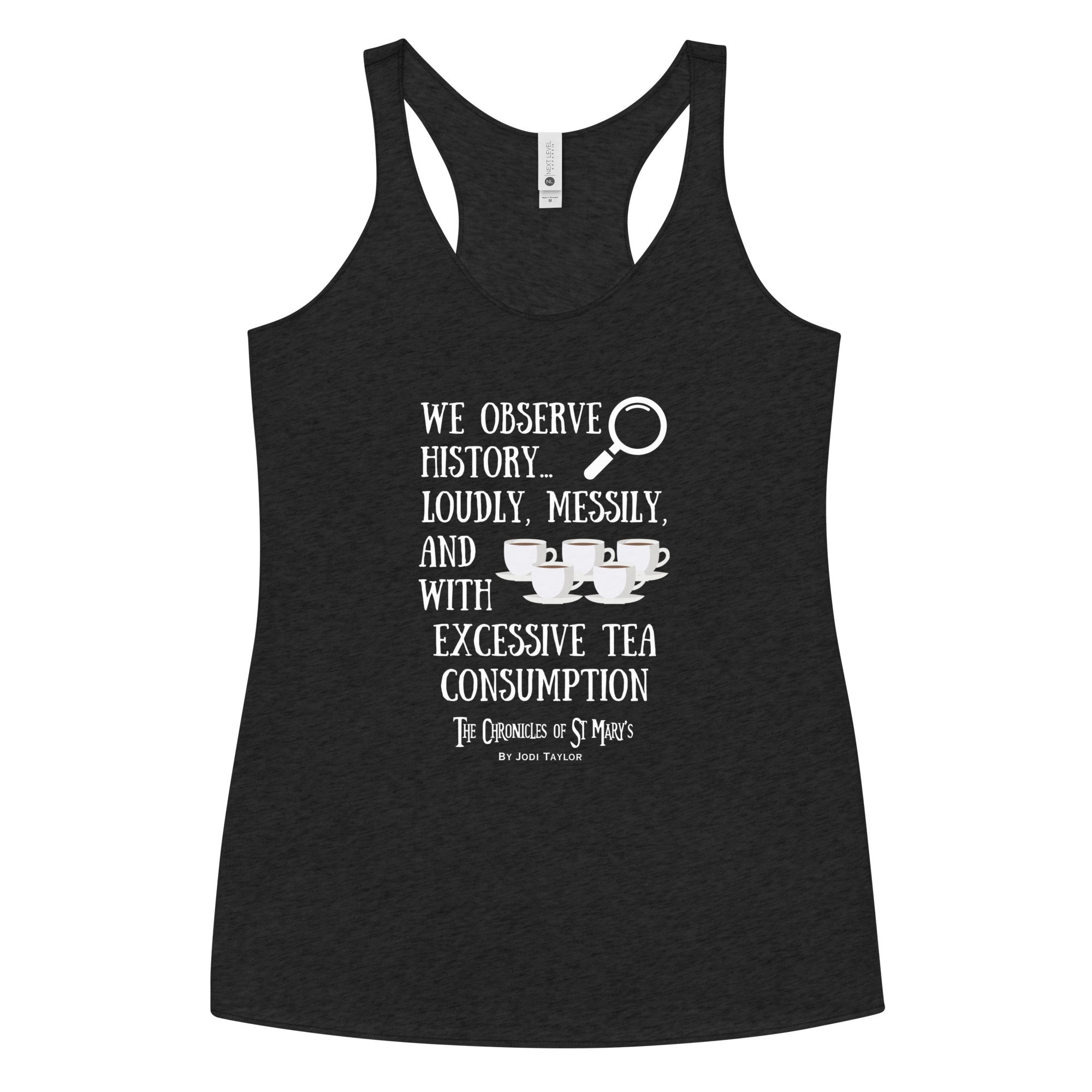 Loudly and Messily Women's Racerback Tank (up to XL)