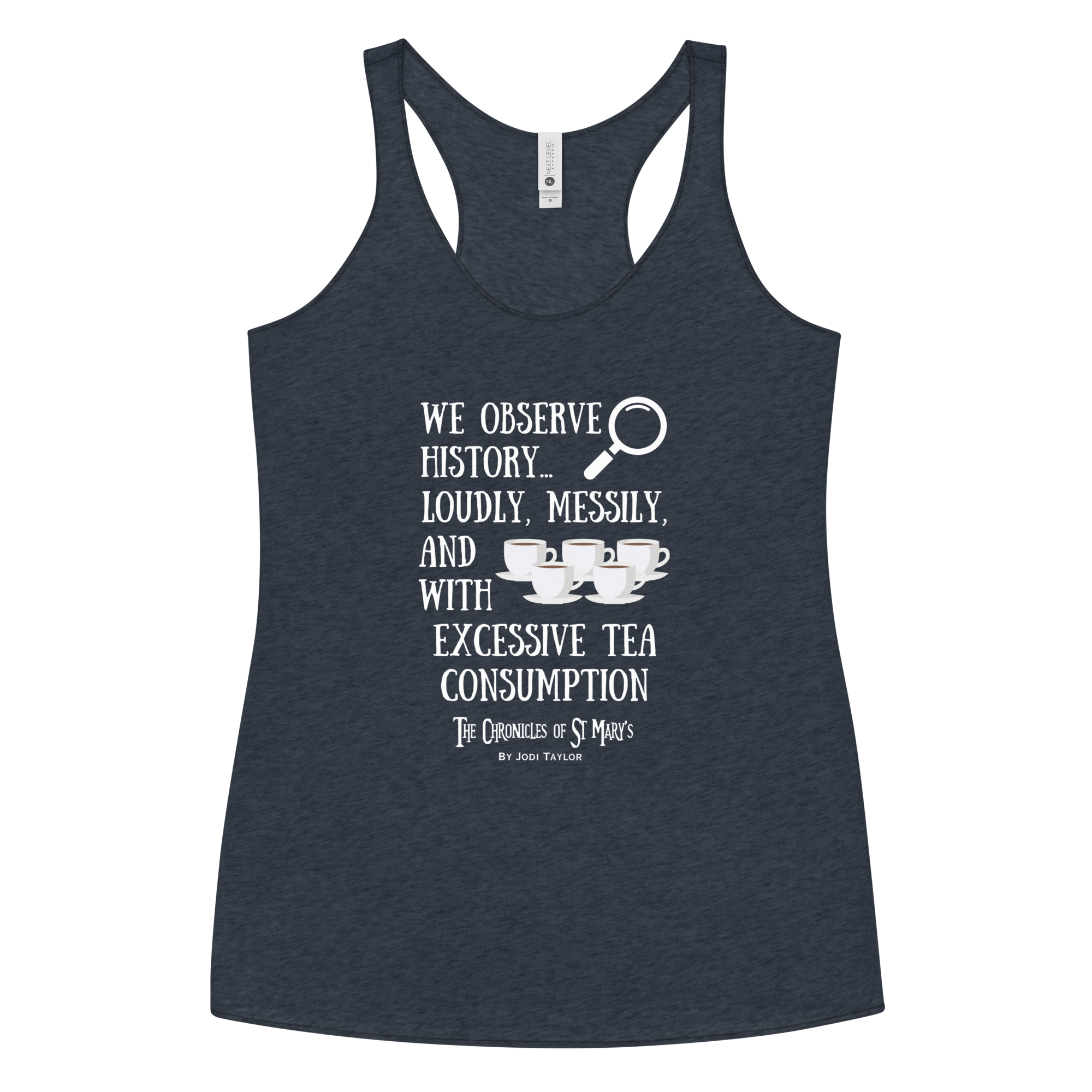Loudly and Messily Women's Racerback Tank (up to XL) - Image 2