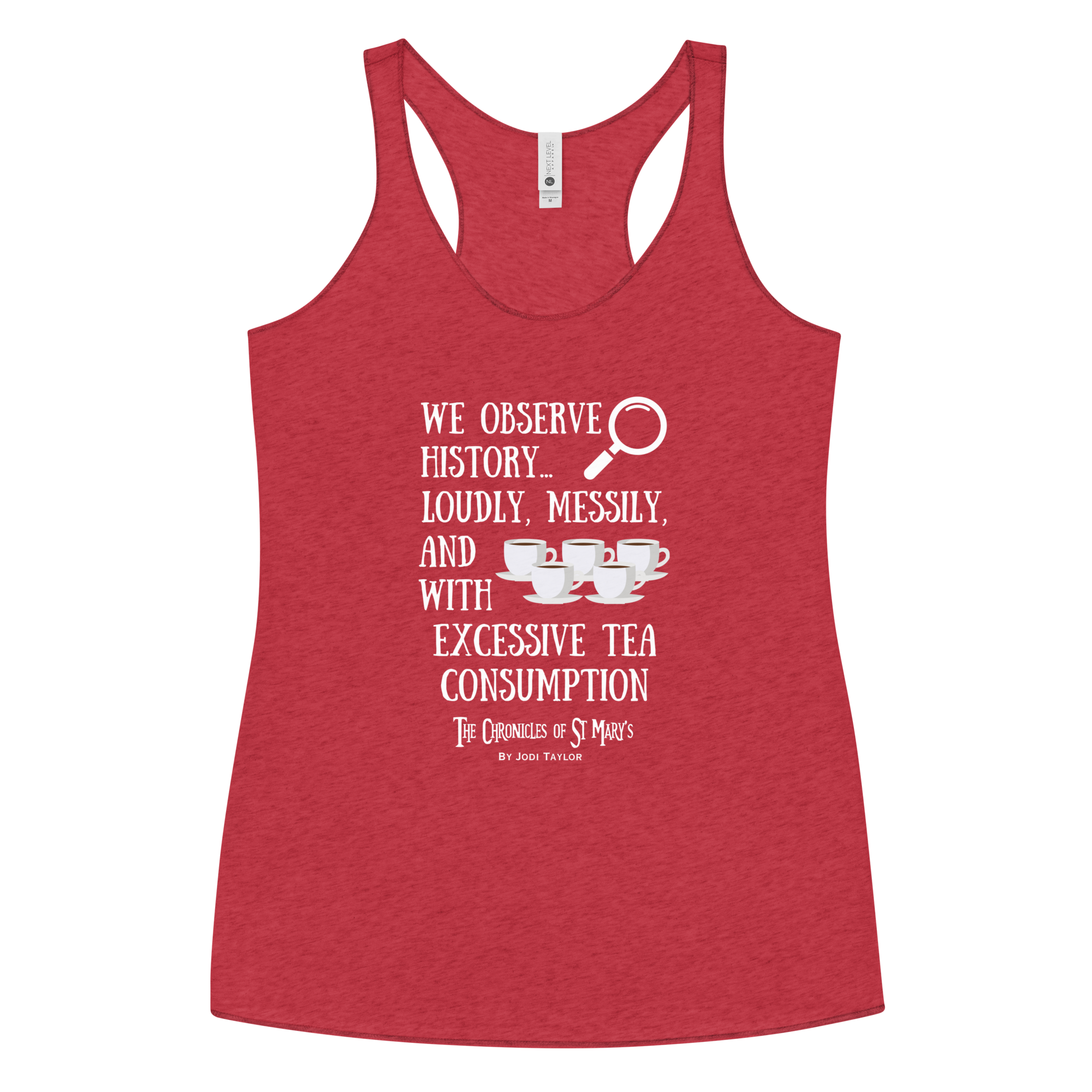 Loudly and Messily Women's Racerback Tank (up to XL) - Image 6