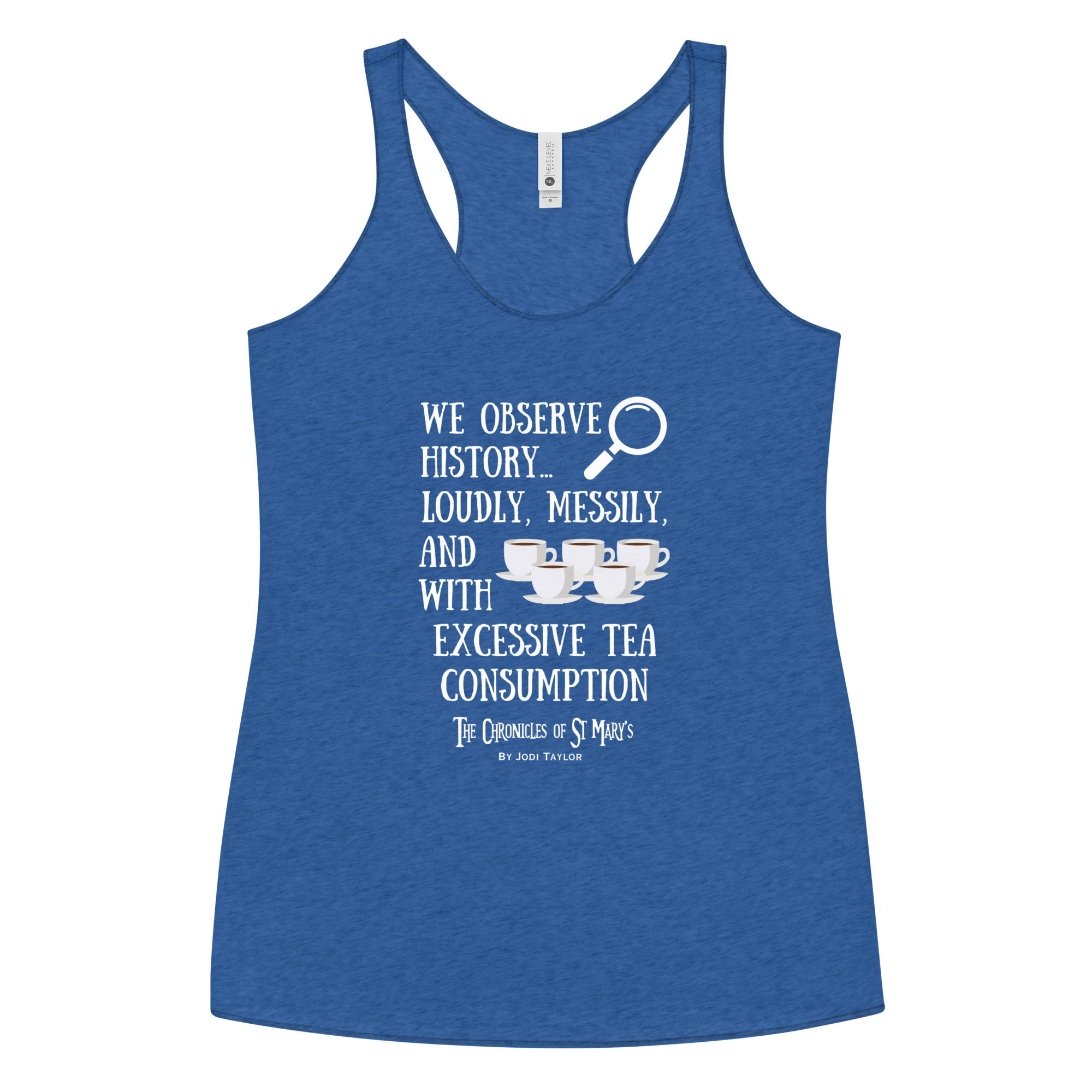 Loudly and Messily Women's Racerback Tank (up to XL) - Image 8