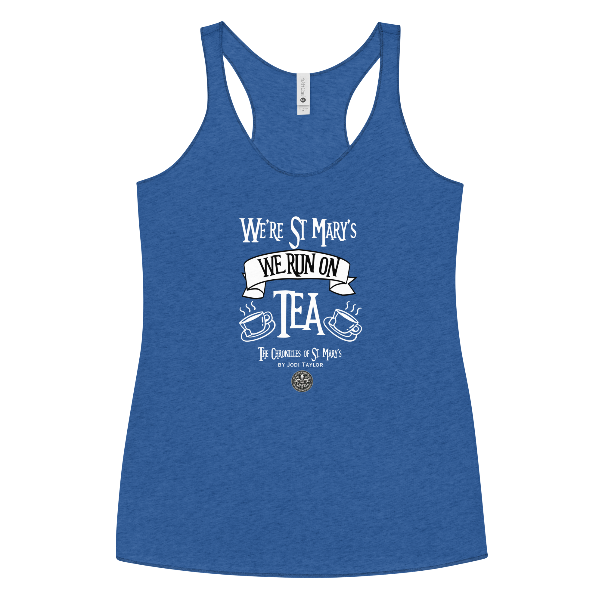 We're St Mary's We Run on Tea Women's Racerback Tank (up to XL) - Image 5