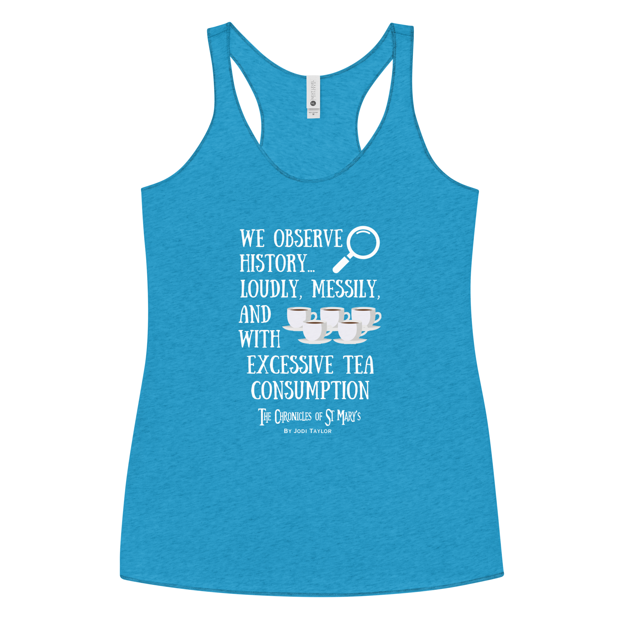 Loudly and Messily Women's Racerback Tank (up to XL) - Image 10