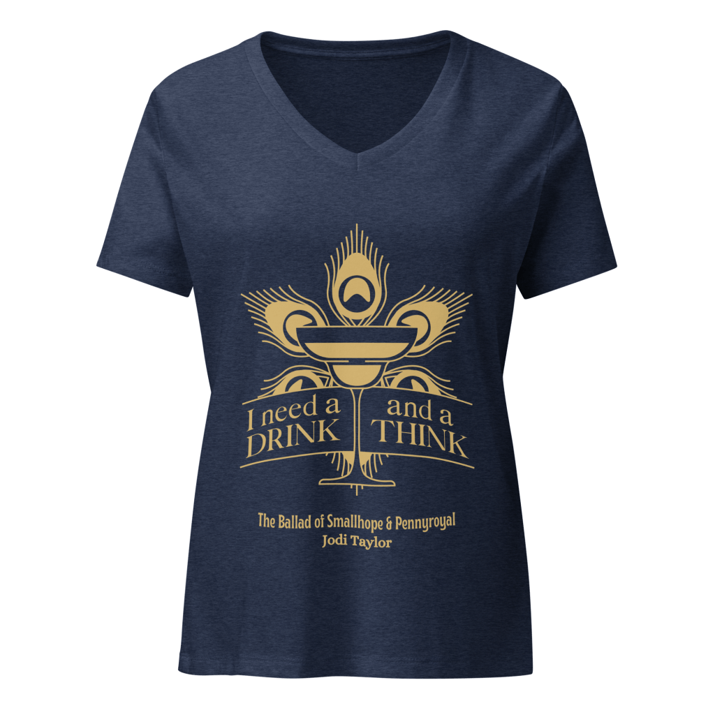 Smallhope & Pennyroyal Women’s relaxed v-neck t-shirt (up to 2XL)