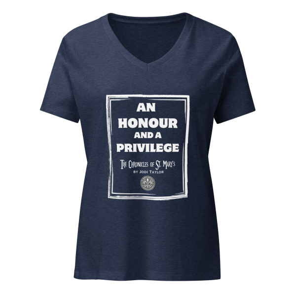 An Honour and a Privilege Women’s relaxed v-neck t-shirt (up to 2XL)