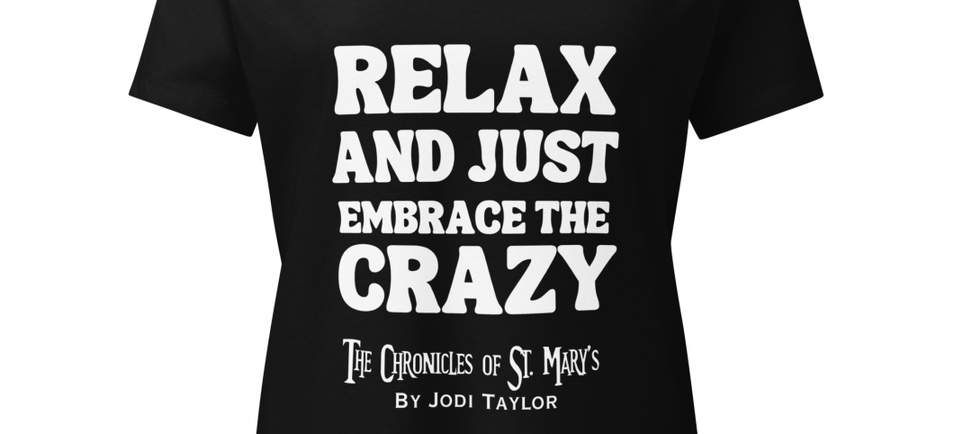 Relax and Just Embrace the Crazy - Women’s relaxed v-neck t-shirt (up to 2XL)