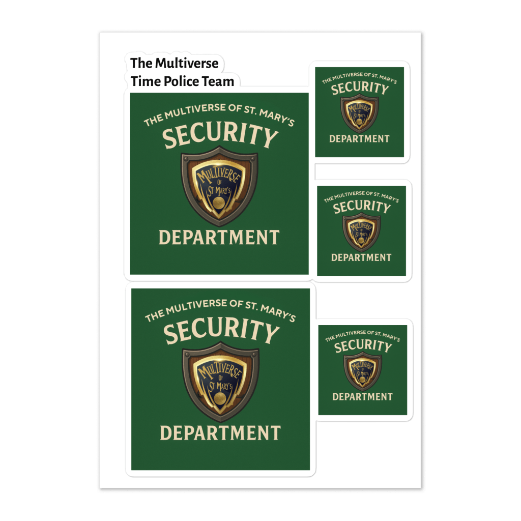 Multiverse Security Department Sticker sheet