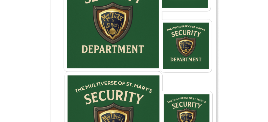 Multiverse Security Department Sticker sheet