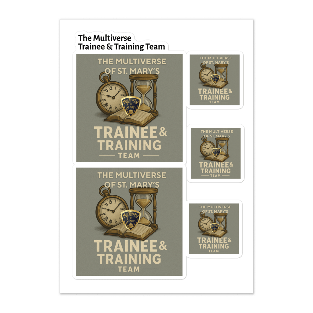 Multiverse Trainee & Training Department Sticker sheet