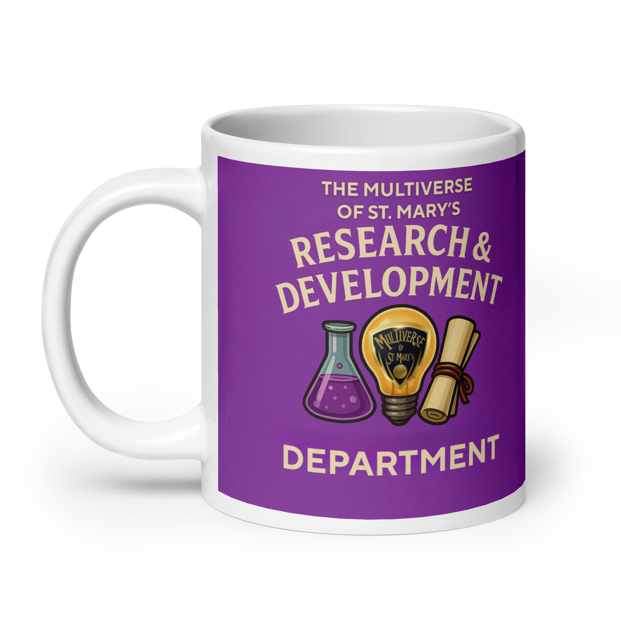 Multiverse R&D Department glossy mug (in 3 Sizes) - Image 8