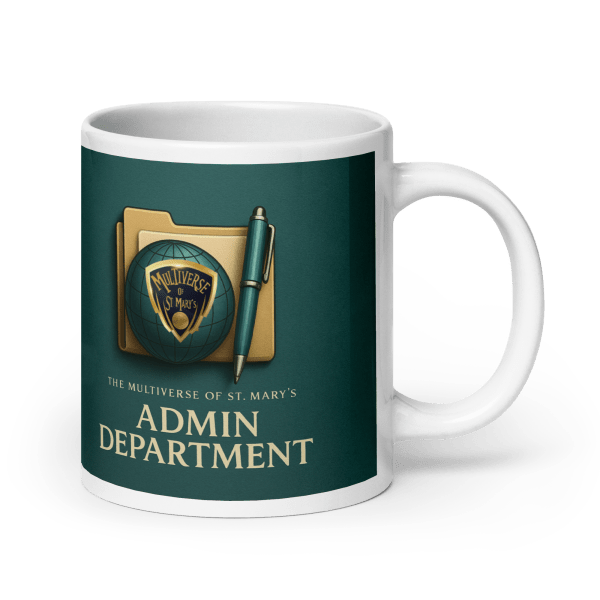 Multiverse Admin Department glossy mug (in 3 sizes)