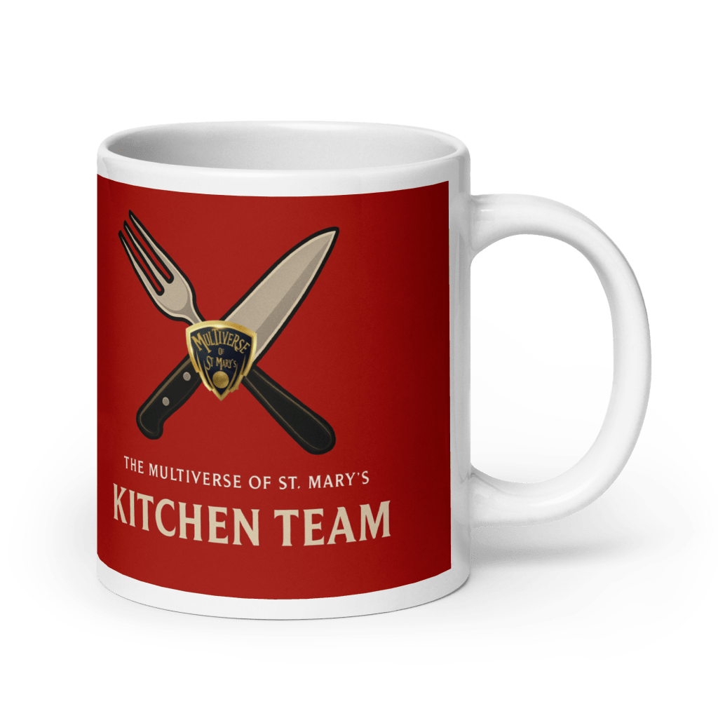 Multiverse Kitchen Department glossy mug (In 3 Sizes)